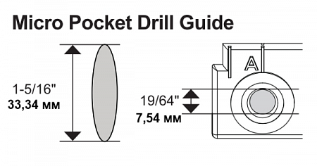 Комплект Kreg Micro Pocket Drill Guide