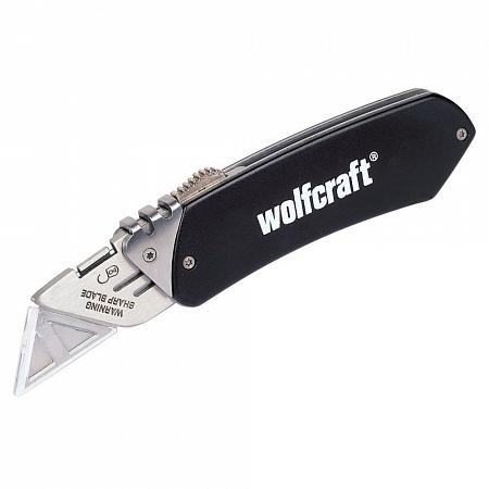 Нож строительный складной Wolfcraft