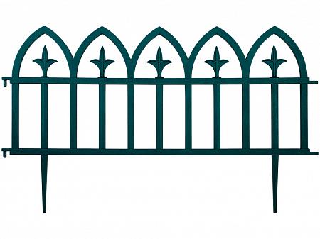 Забор декоративный (5 шт.) зеленый 1280