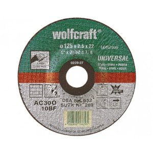 Диск отрезной универсальный Wolfcraft Ø 115 x 2,5 x 22,23