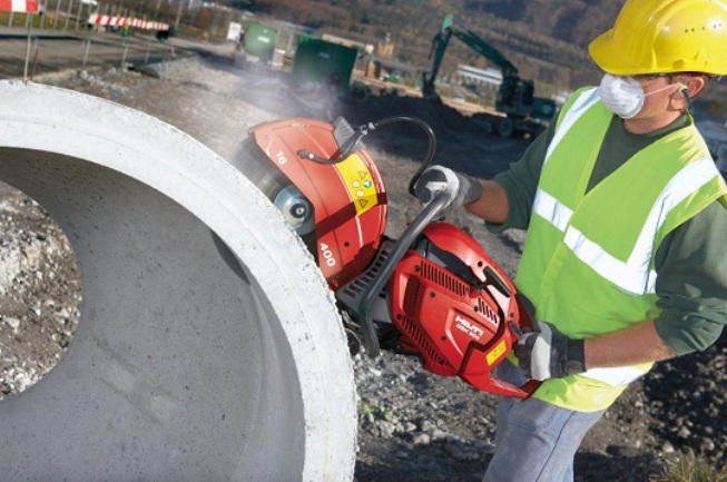 Hilti pro gas concrete saw deals 16