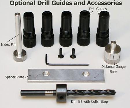 Насадки для кондуктора DowelMax Classic Kit, для шкантов D 6мм
