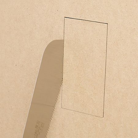 Пила Gyokucho Kataba Atsuba, 180 мм, шаг 1,5 мм, рукоять - пластик