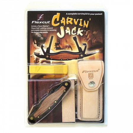 Нож резчицкий складной Flexcut Carvin' Jack, правый, 6 лезвий