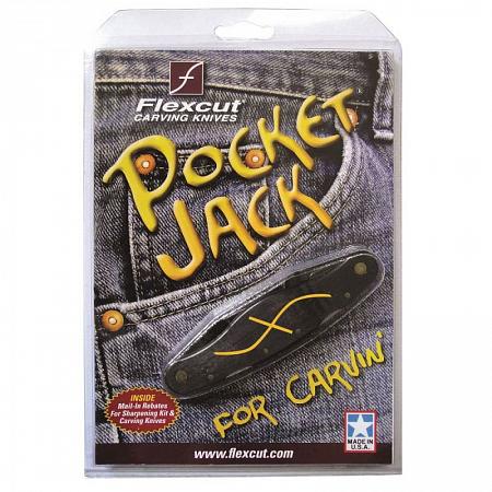 Нож резчицкий складной Flexcut Pocket Jack, 4 лезвия